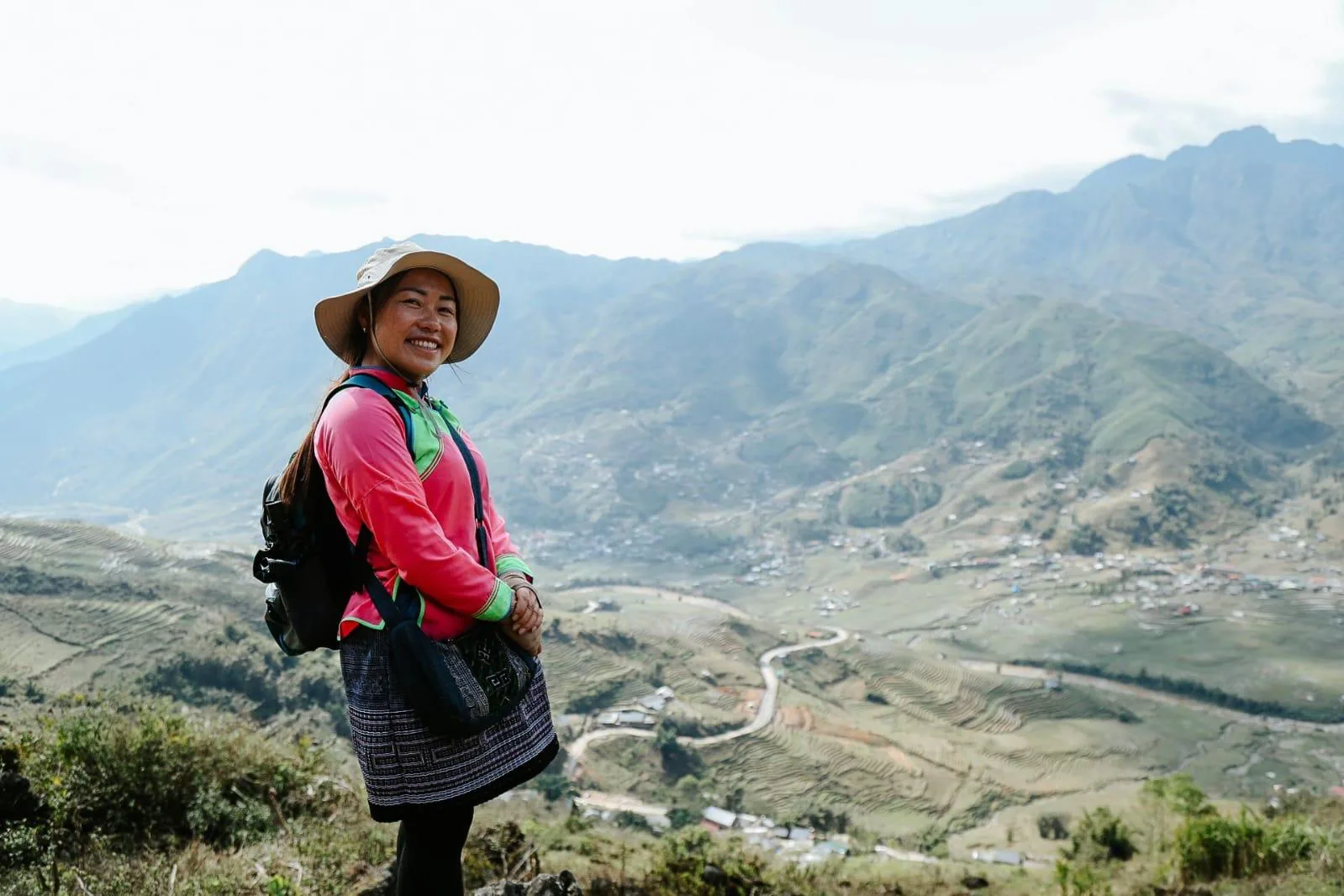 Sapa trekking moment 12 with local guide Nhu