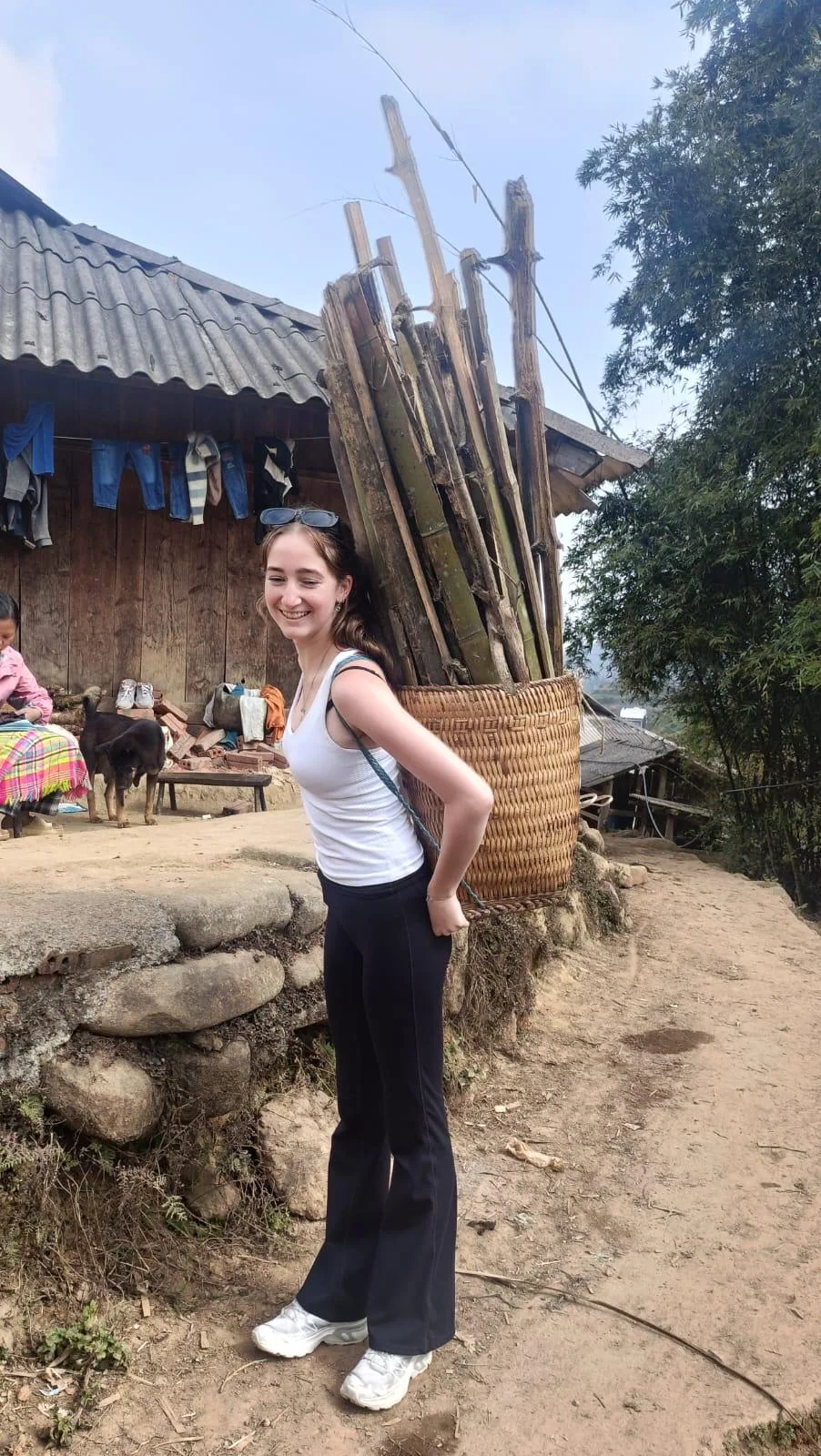 Sapa trekking moment 18 with local guide Nhu