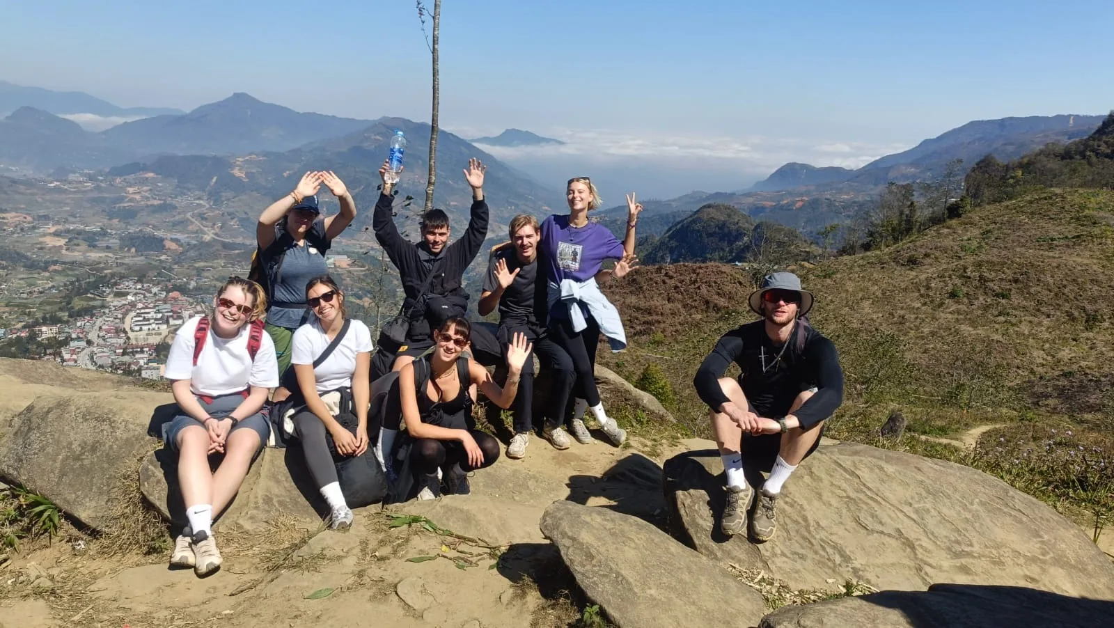 Sapa trekking moment 1 with local guide Nhu