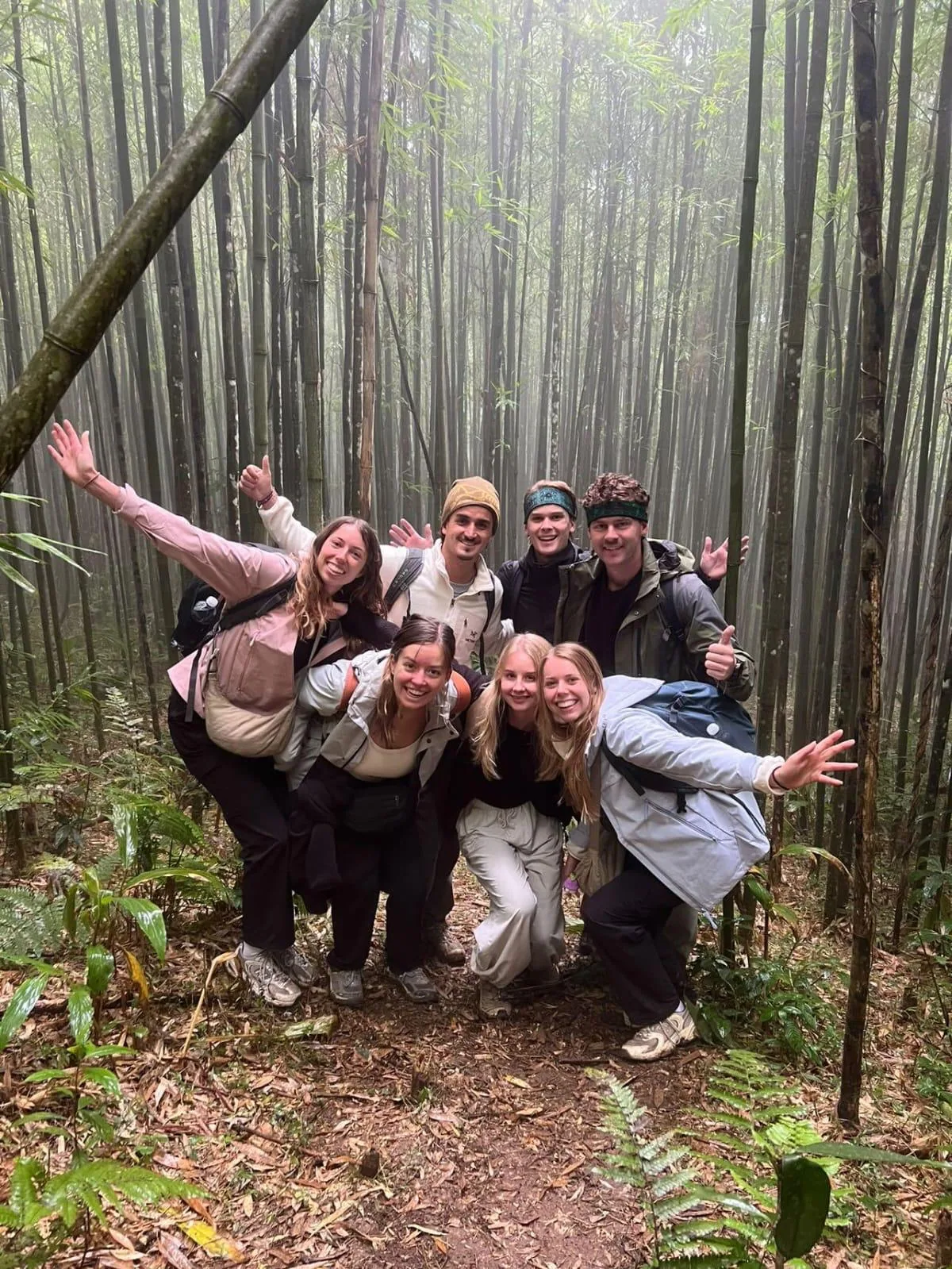 Sapa trekking moment 19 with local guide Nhu