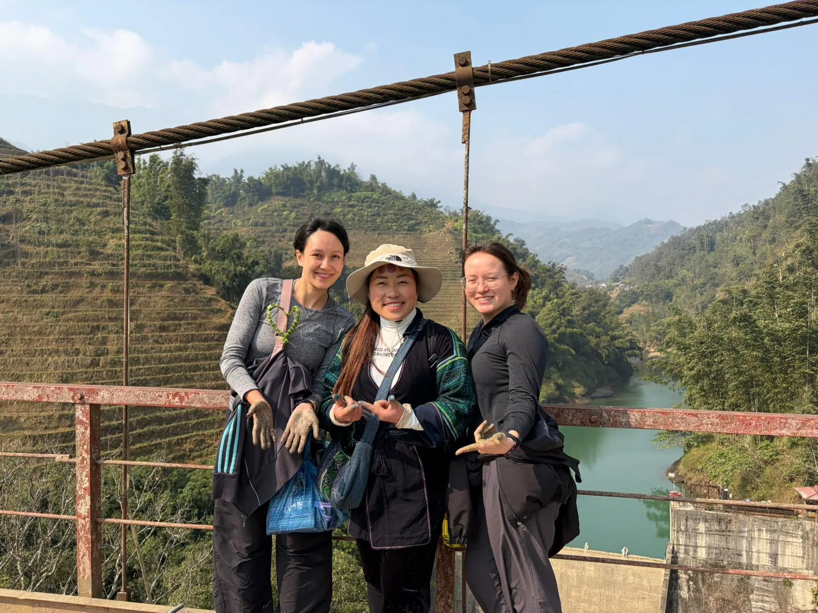 Sapa trekking moment 22 with local guide Nhu