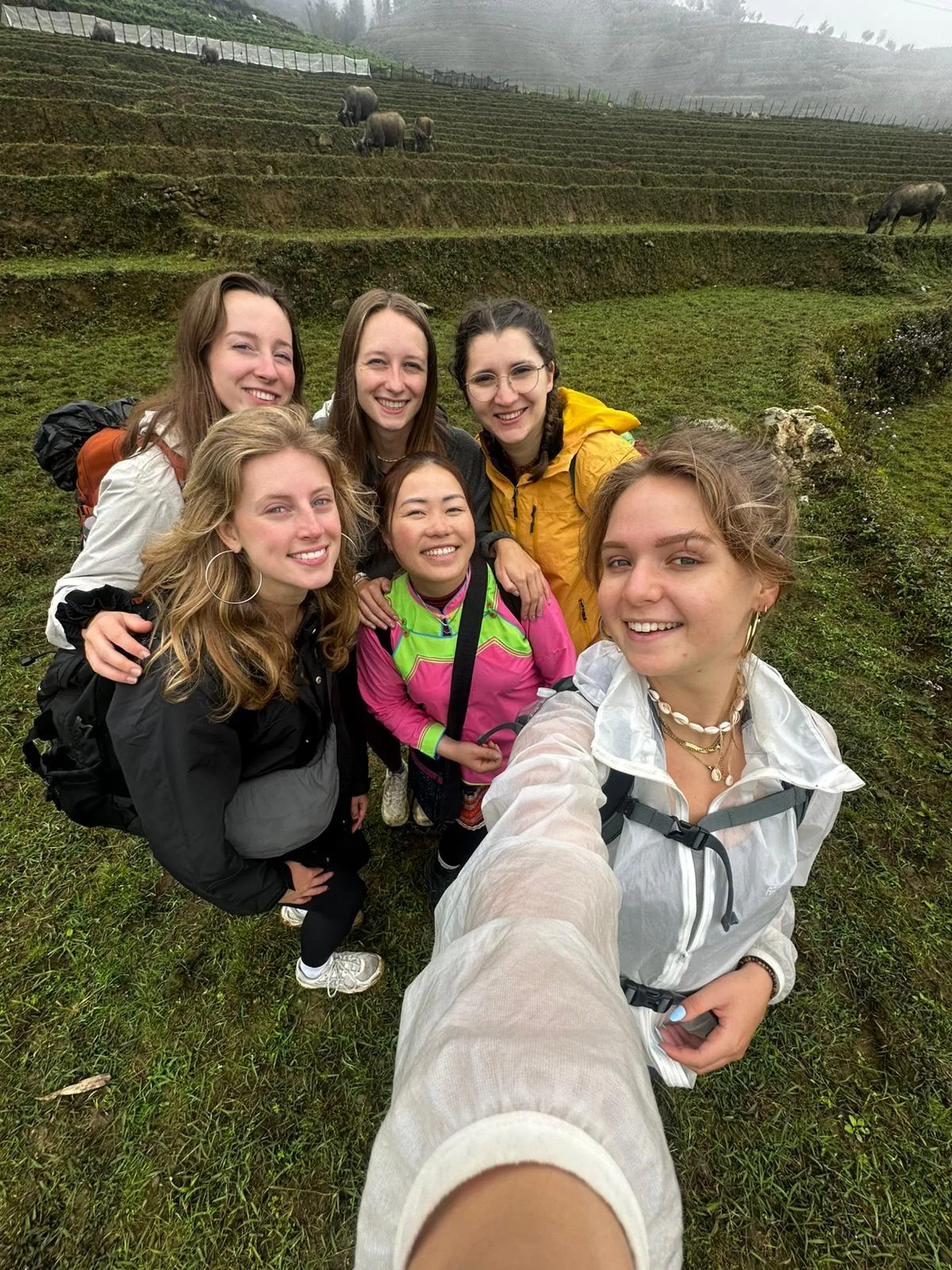 Sapa trekking moment 27 with local guide Nhu