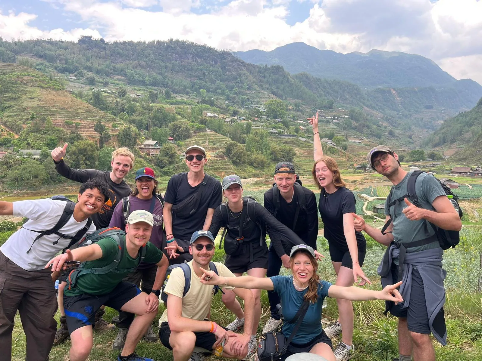 Sapa trekking moment 40 with local guide Nhu