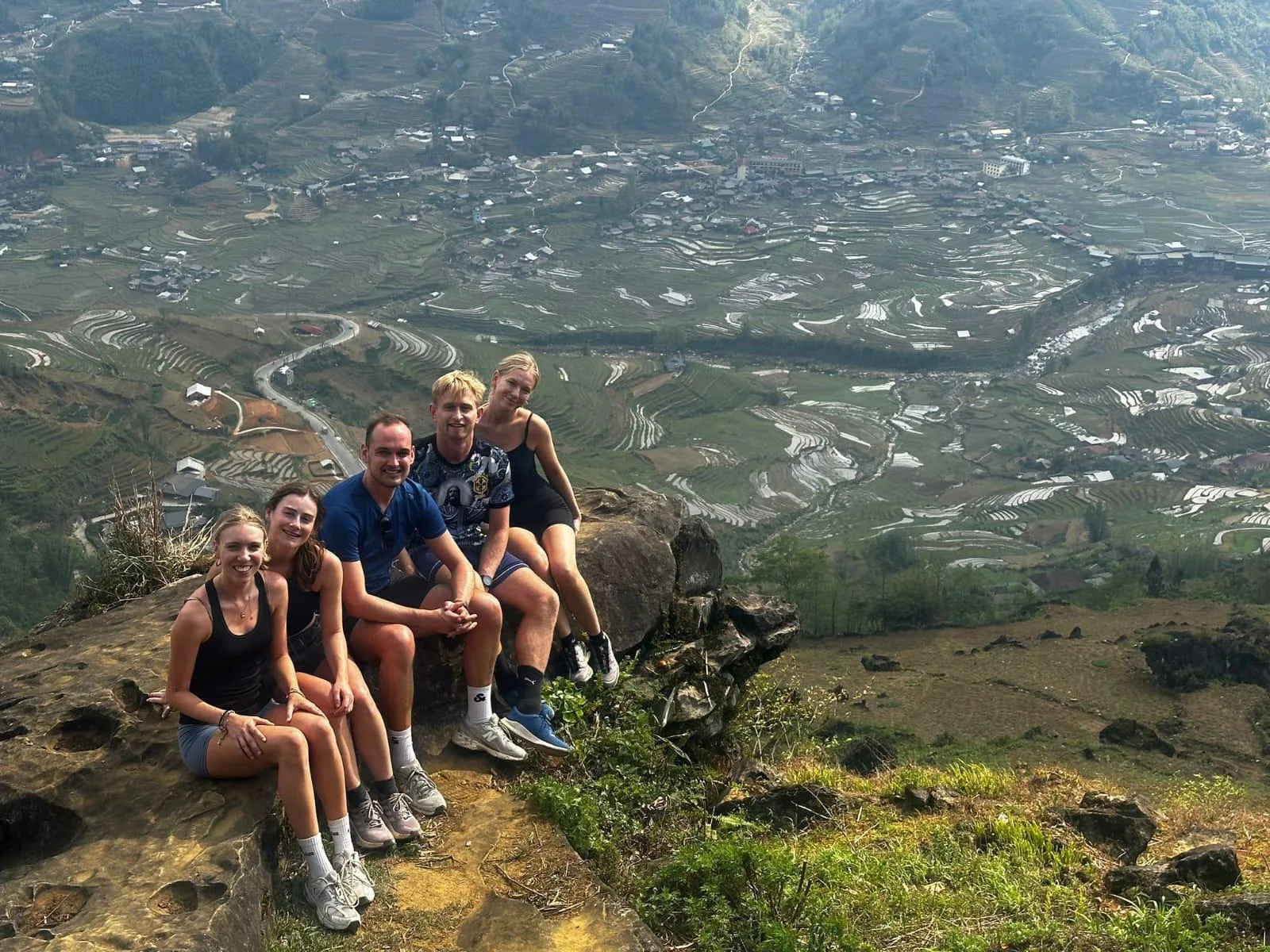 Sapa trekking moment 41 with local guide Nhu