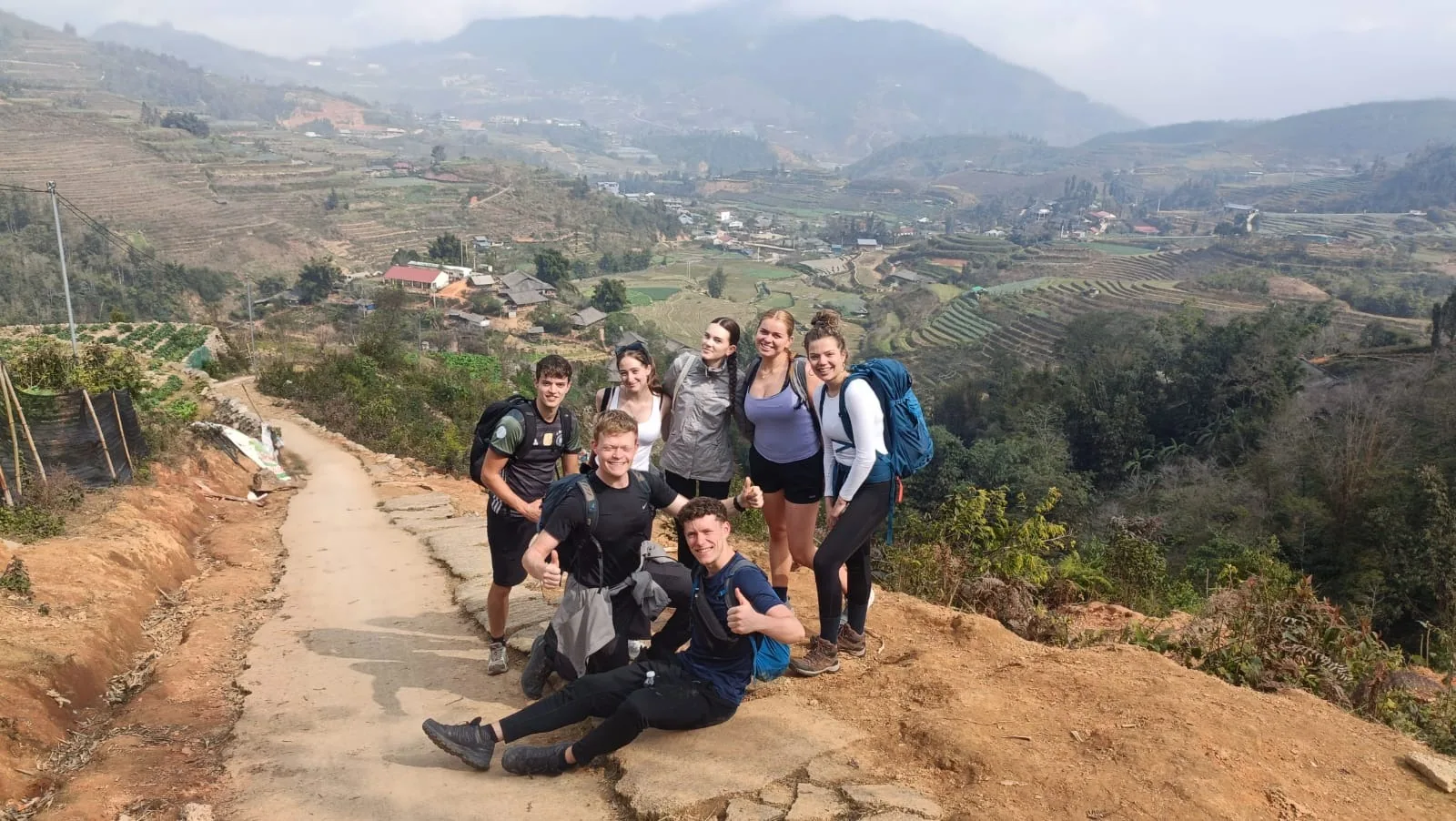 Sapa trekking moment 7 with local guide Nhu
