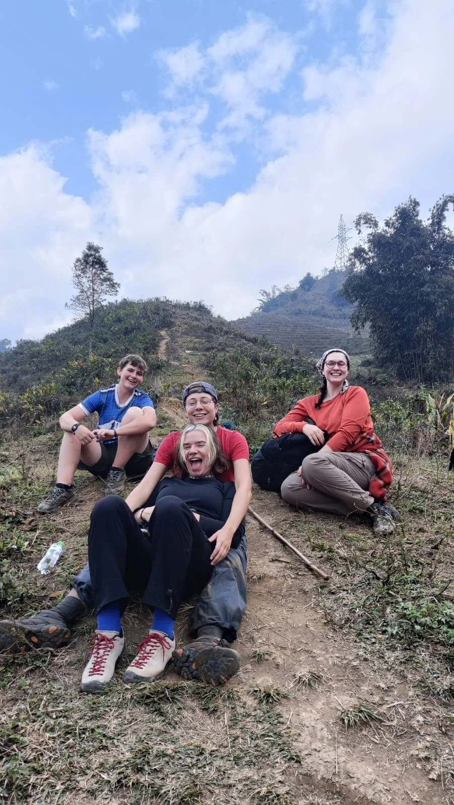 Sapa trekking moment 8 with local guide Nhu